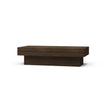 Tuscan Rustic Distressed Coffee Table - Teak