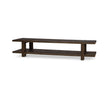 Tuscan Rustic Distressed Media Console - Teak