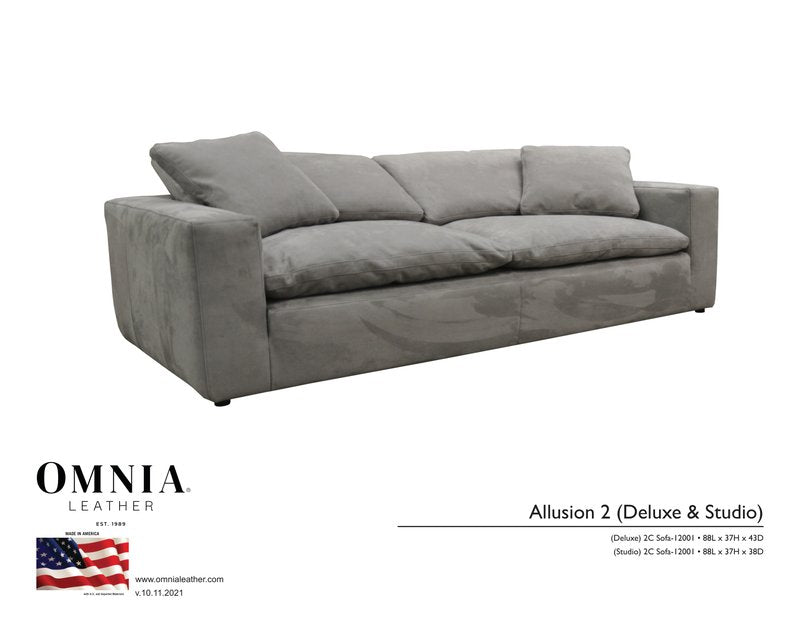 Allusion2 Sofa - OMNIA Leather Furniture