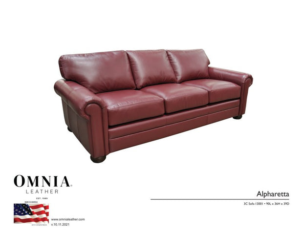 Alpharetta Sofa - OMNIA Leather Furniture