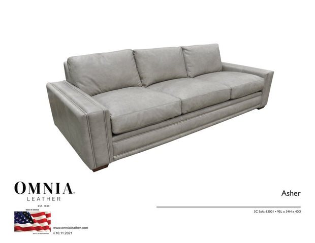 Asher Sofa - OMNIA Leather Furniture