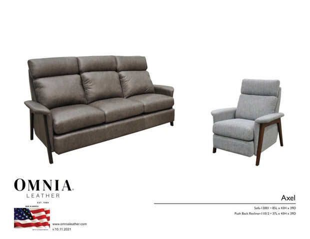 Axel Sofa Chair - OMNIA Leather Furniture