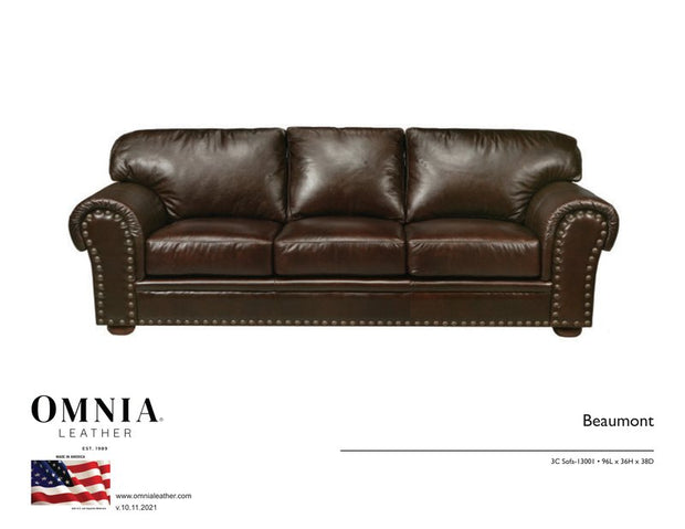Beaumont Sofa - OMNIA Leather Furniture