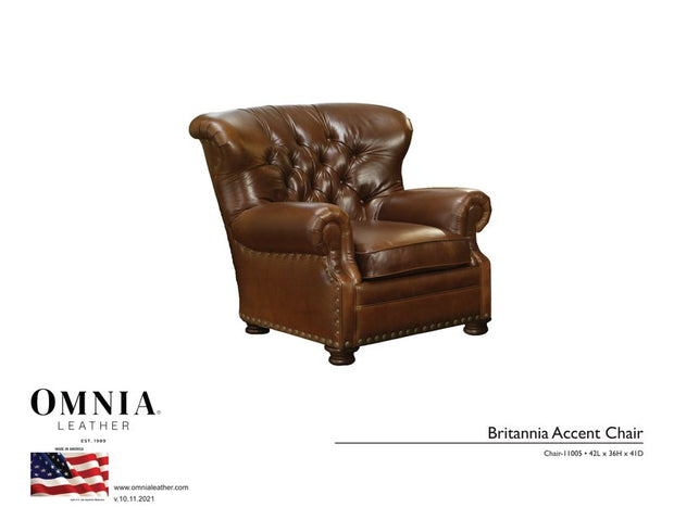Britannia Chair - OMNIA Leather Furniture