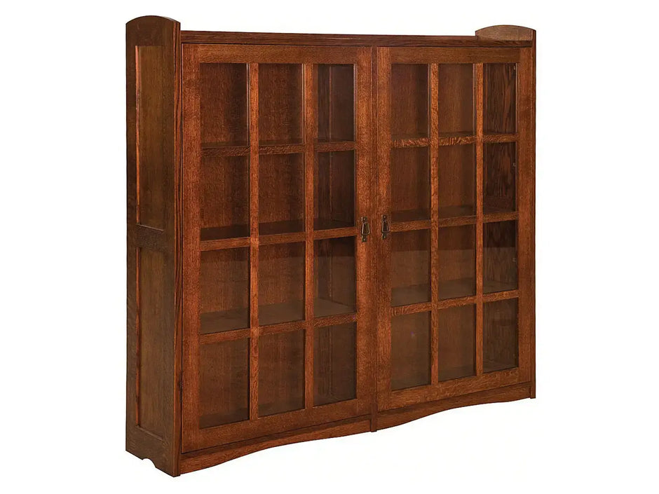 Bungalow Mission Double Door Bookcase