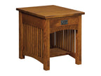 Bungalow Mission 1 Drawer End Table