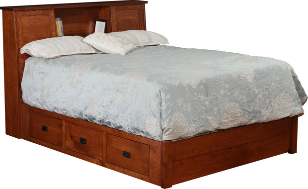 Classic Mission Cm Bookcase Bed 312 Storage Rail - CM Bookcase Bed_312 Storage Rail - CM Bookcase Bed_312 Storage Rail