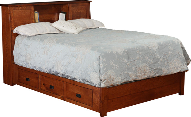 Classic Mission Cm Bookcsse Bed 311 Storage Rail - CM Bookcsse Bed_311 Storage Rail - CM Bookcsse Bed_311 Storage Rail