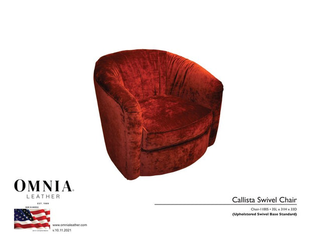 Calista Chair - OMNIA Leather Furniture