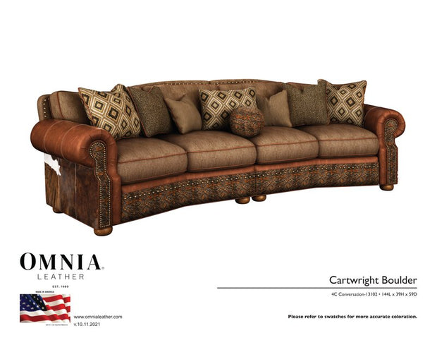 Cartwright Bolder 4CConversation - OMNIA Leather Furniture