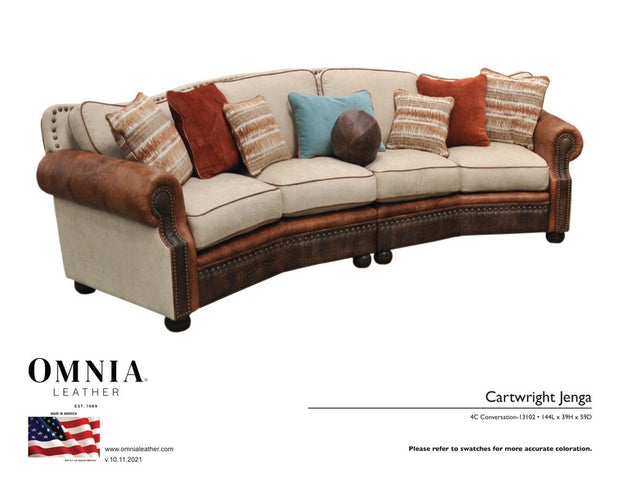 Cartwright Jenga 4CConversation - OMNIA Leather Furniture