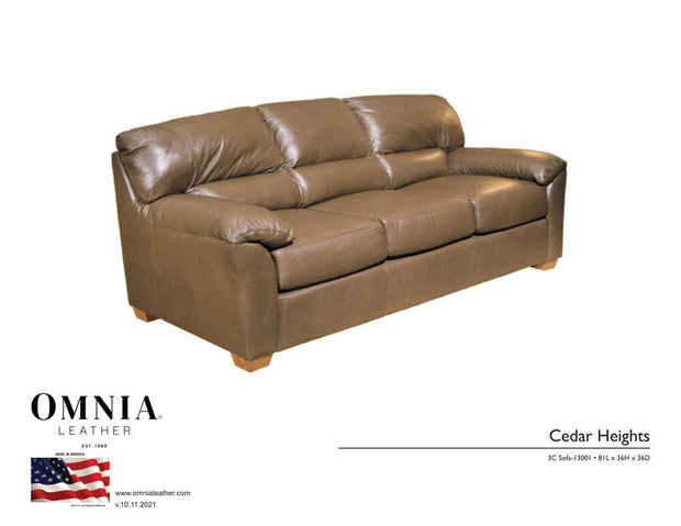 Cedar Heights Sofa - OMNIA Leather Furniture