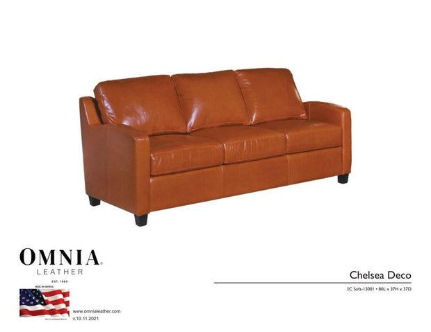 Chelsea Deco Sofa - OMNIA Leather Furniture