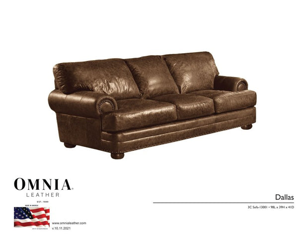 Dallas Sofa - OMNIA Leather Furniture