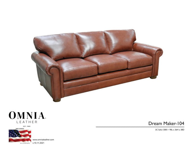 Dream Maker 104 Sofa - OMNIA Leather Furniture