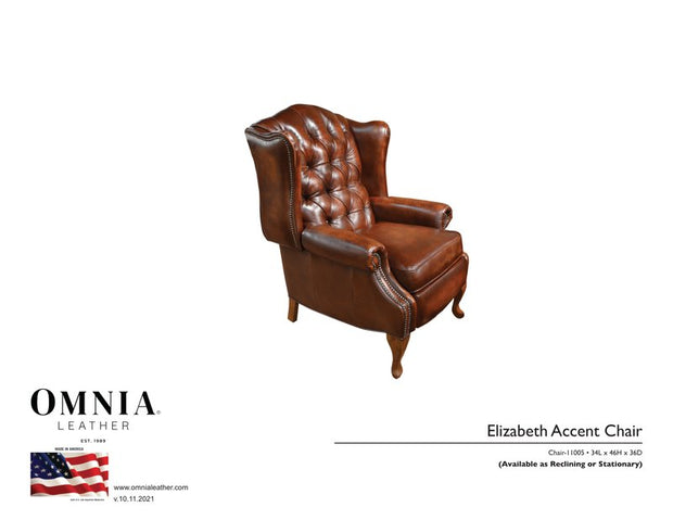Elizabeth Chair - OMNIA Leather Furniture