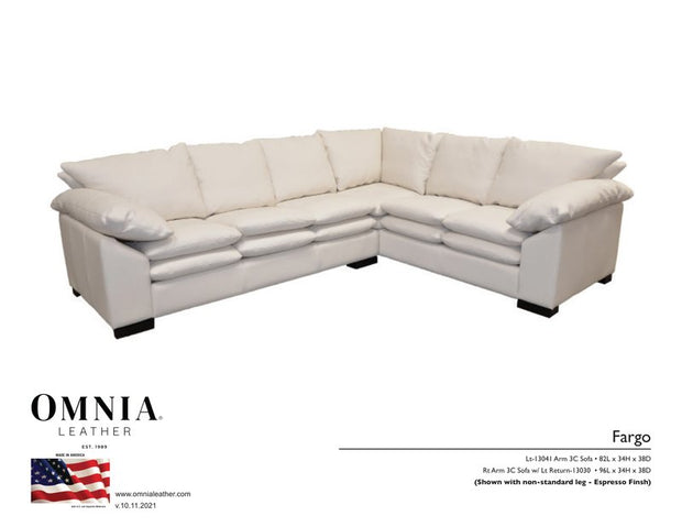 Fargo Sectional - OMNIA Leather Furniture