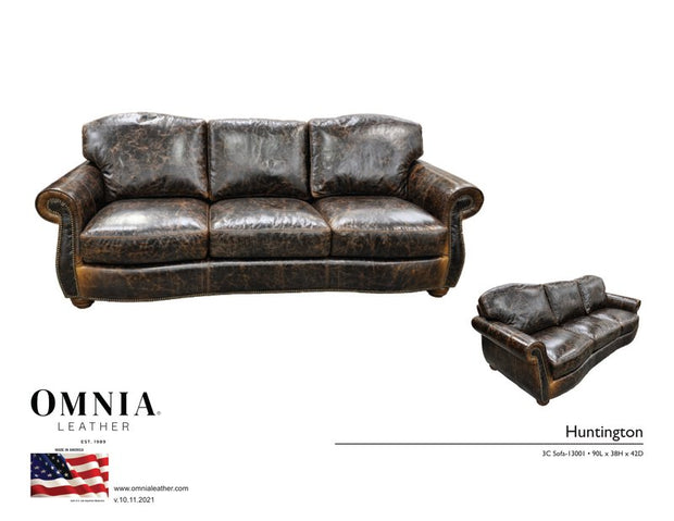 Huntington Sofa - OMNIA Leather Furniture