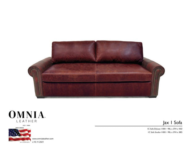 Jax1 Sofa - OMNIA Leather Furniture