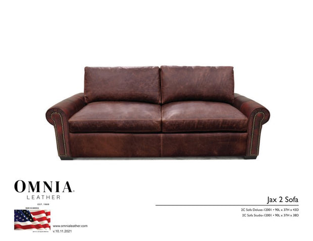 Jax2 Sofa - OMNIA Leather Furniture