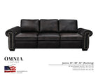 Jaximo 24,28,32 inch Recl Sofa - OMNIA Leather Furniture