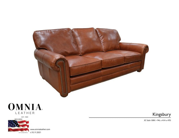 Kingsbury Sofa - OMNIA Leather Furniture