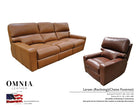 Larsen Recl Sofa Chair - OMNIA Leather Furniture