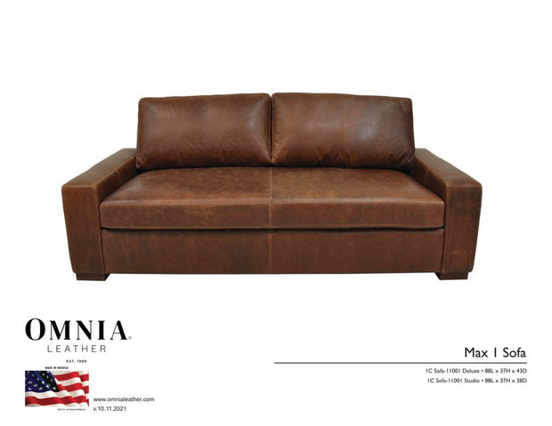 Max1 Sofa - OMNIA Leather Furniture