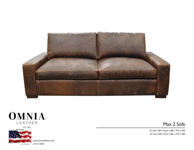 Max2 Sofa - OMNIA Leather Furniture