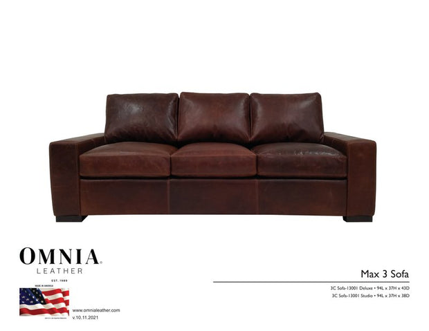 Max3 Sofa - OMNIA Leather Furniture