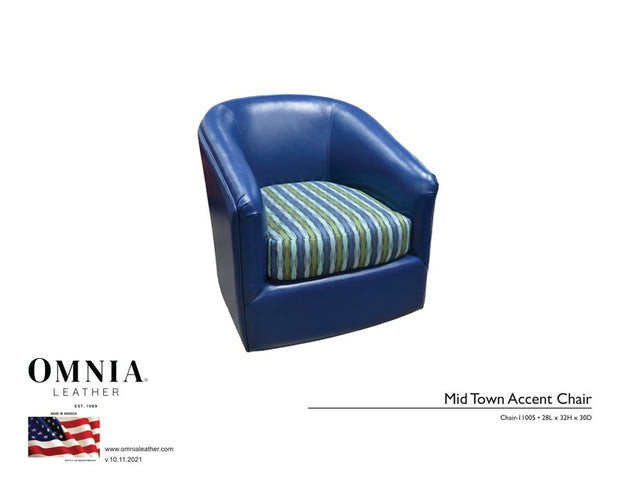 Midtown Chair - OMNIA Leather Furniture