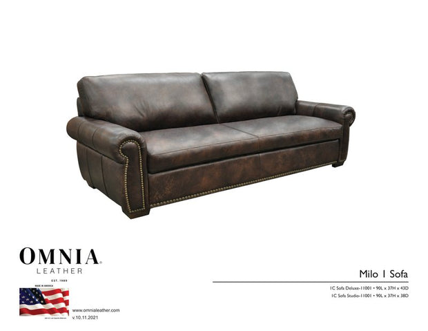 Milo1 Sofa - OMNIA Leather Furniture