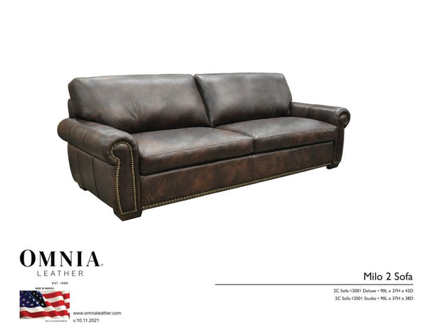 Milo2 Sofa - OMNIA Leather Furniture
