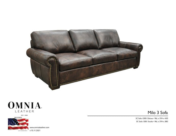Milo3 Sofa - OMNIA Leather Furniture