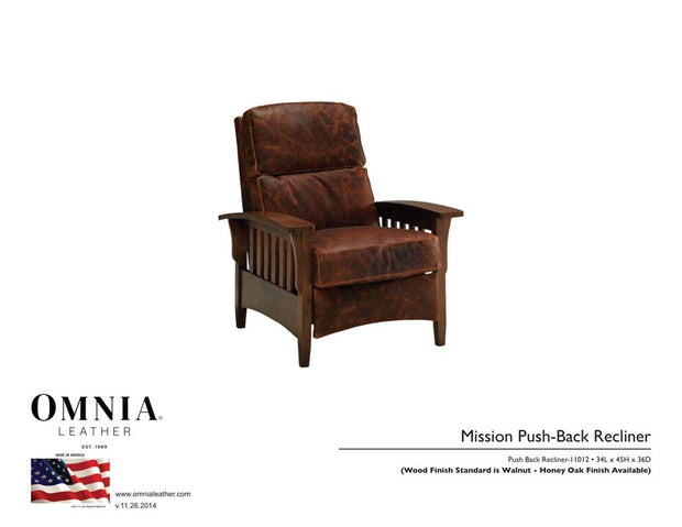 Mission Chair - OMNIA Leather Furniture