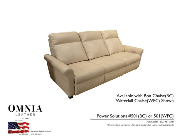 PS501 Recl Sofa - OMNIA Leather Furniture