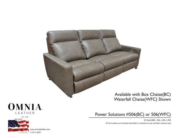 PS506 Recl Sofa - OMNIA Leather Furniture