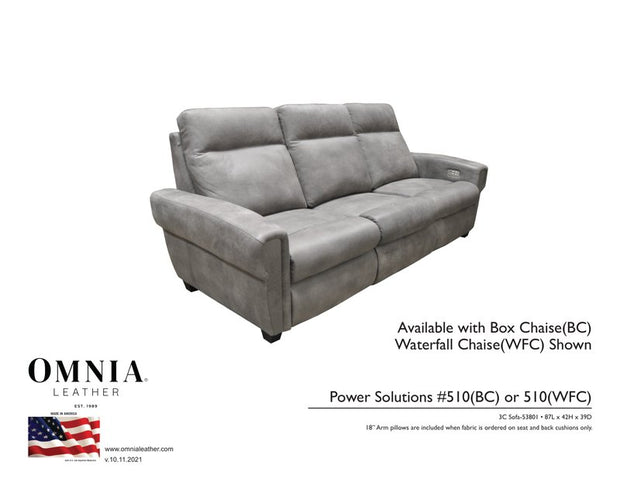 PS510 Recl Sofa - OMNIA Leather Furniture