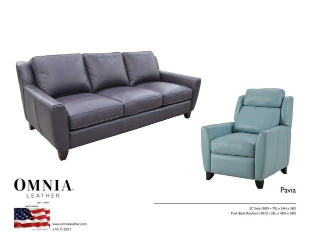 Pavia Sofa PBRecl - OMNIA Leather Furniture