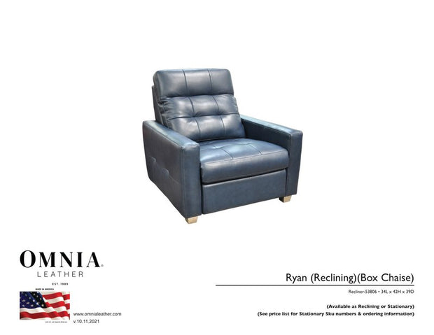 Ryan Recliner - OMNIA Leather Furniture