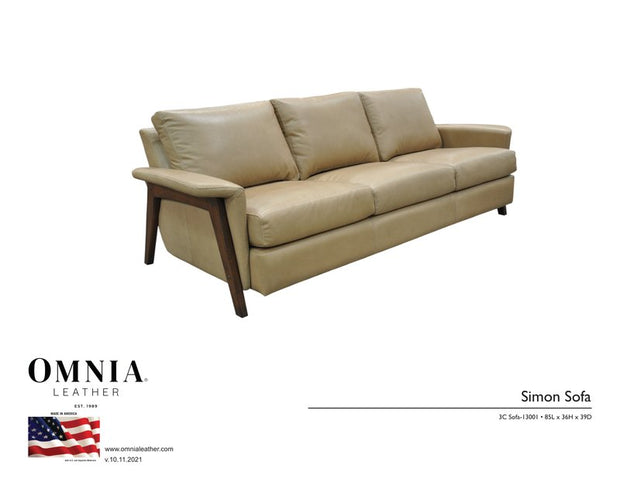 Simon Sofa - OMNIA Leather Furniture