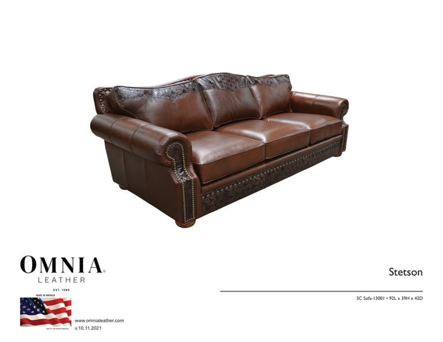 Stetson Sofa - OMNIA Leather Furniture