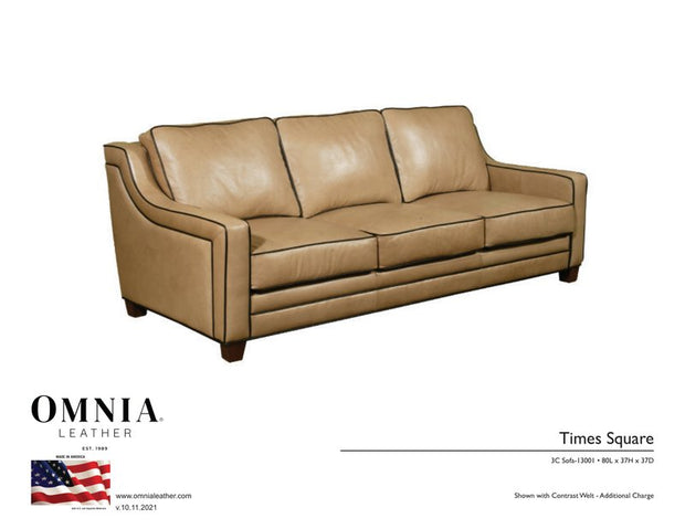Time Square Sofa - OMNIA Leather Furniture