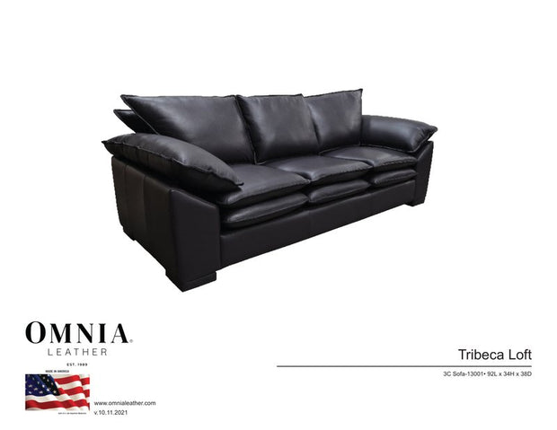 Tribeca Loft Sofa - OMNIA Leather Furniture