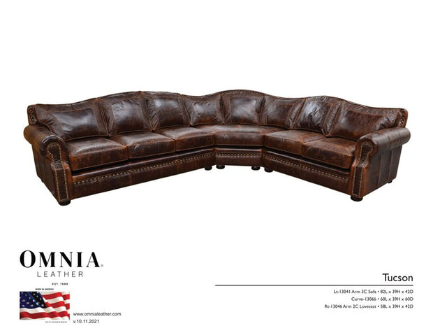 Tucson Sectional - OMNIA Leather Furniture
