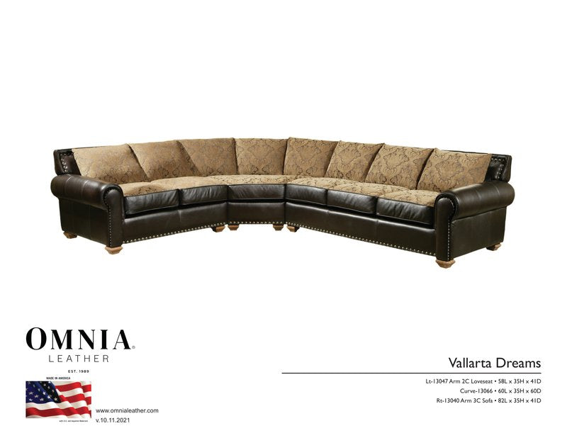 Vallarta Dreams Sectional - OMNIA Leather Furniture
