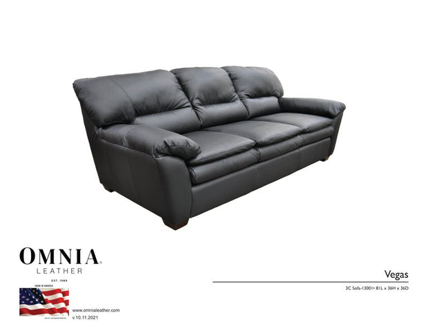 Vegas Sofa - OMNIA Leather Furniture