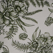 Flora Green Toile
