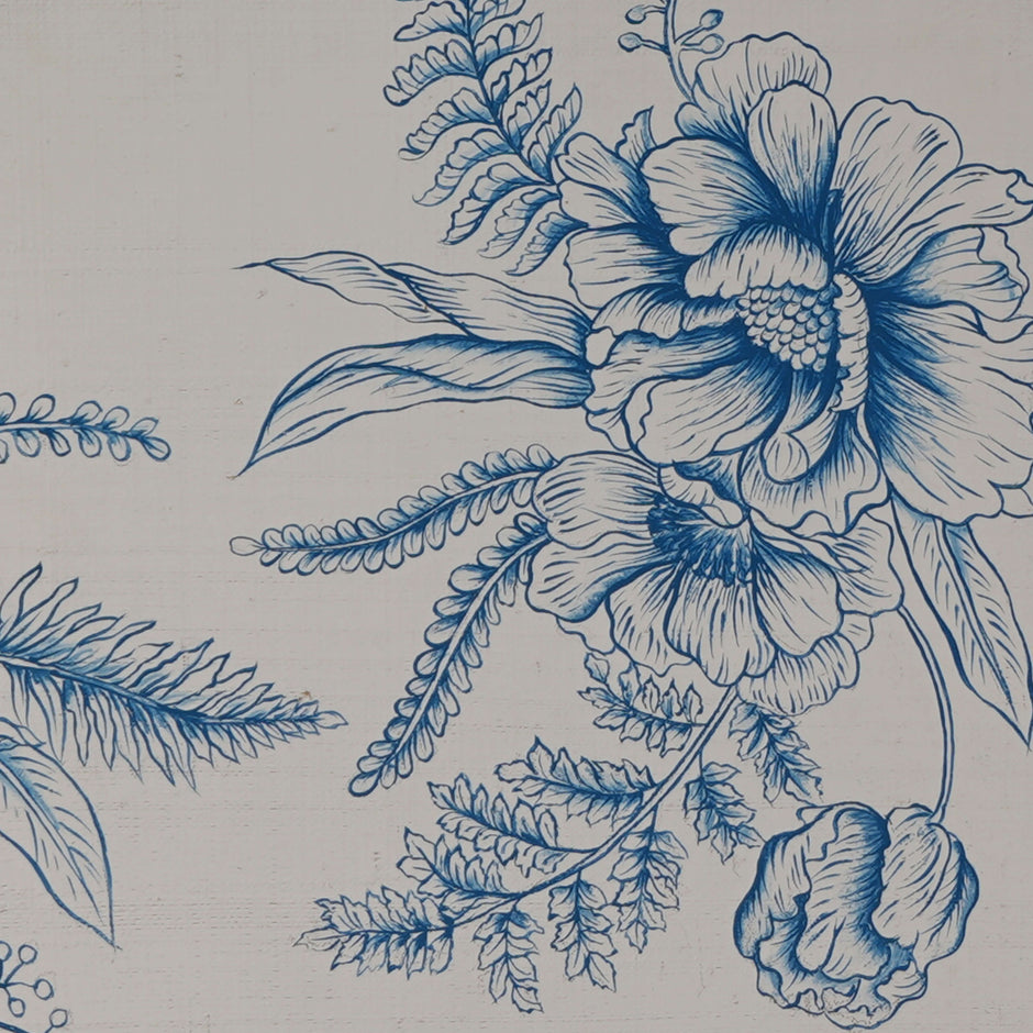 Flora Blue Toile