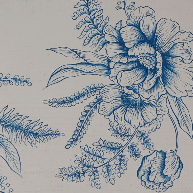 Flora Blue Toile